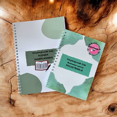 Anatomie notitie pocketboekje 🫀🧠🫁 &amp; Agenda A5📗📓