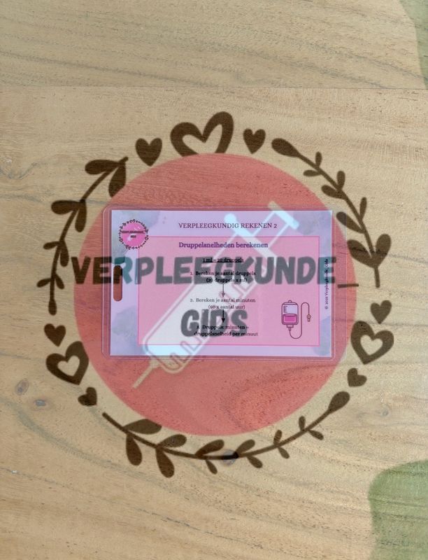 Verpleegkundig Rekenen 2/Druppelsnelheden