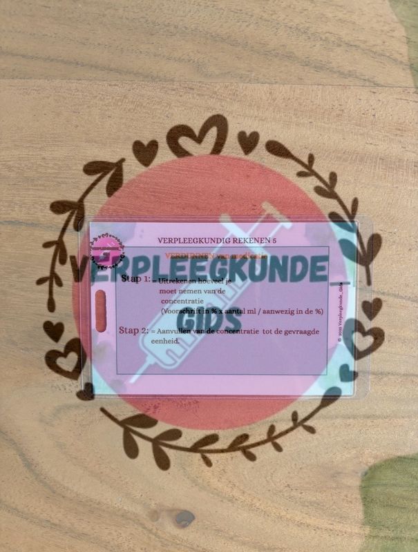 Verpleegkundige rekenen 5/ Verdunnen