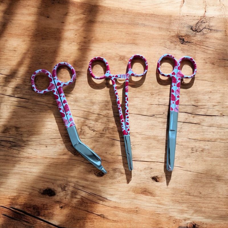 Set hartjes rood scharen ✂️