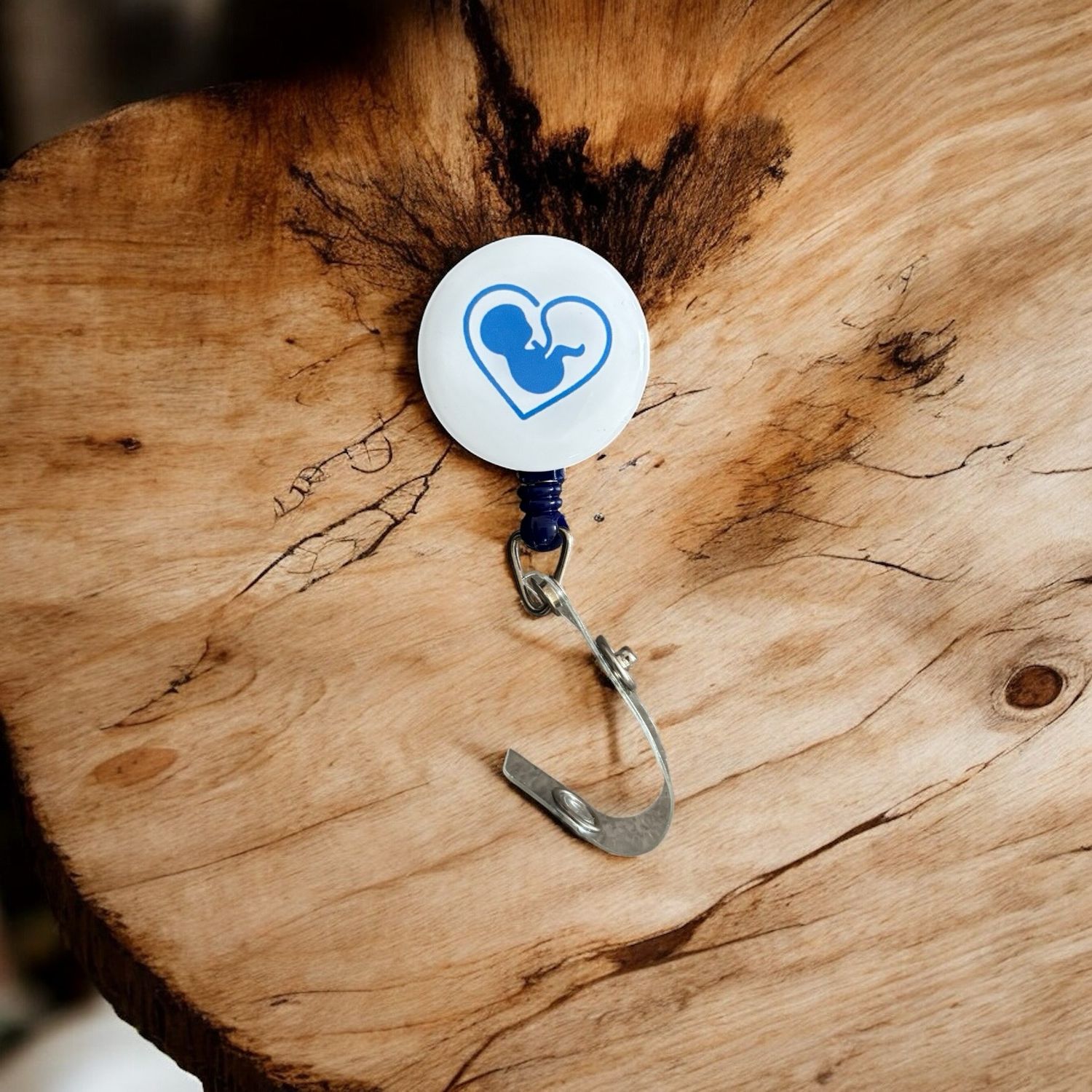 Blauwe baby navelstreng