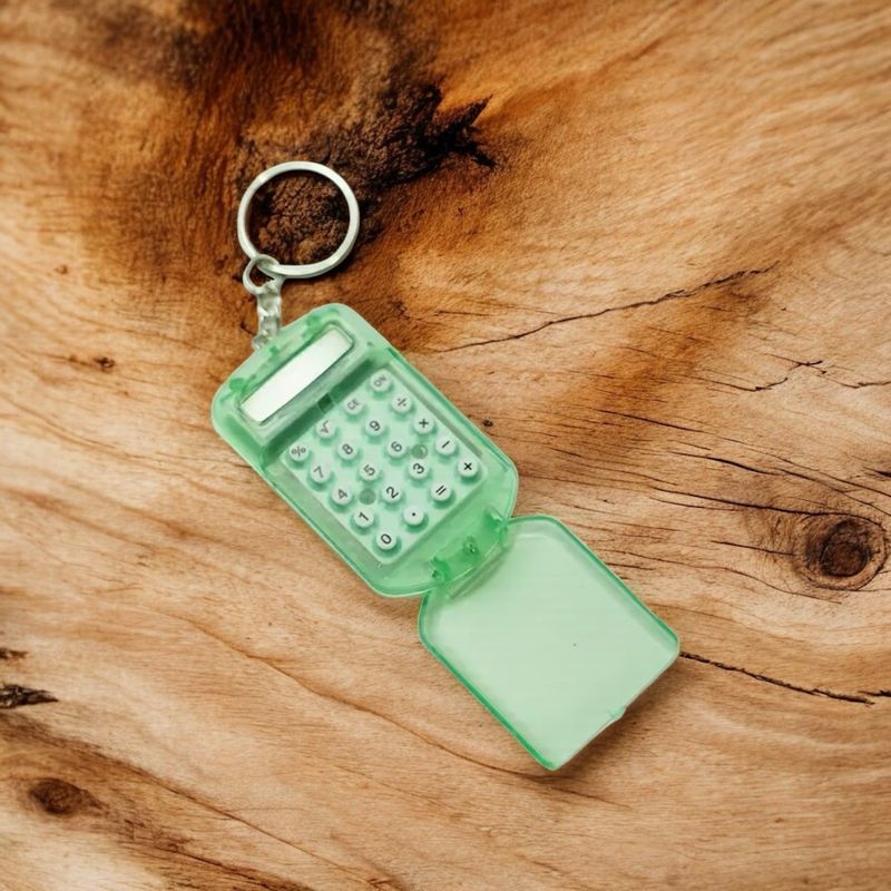 Groen zakrekenmachientje