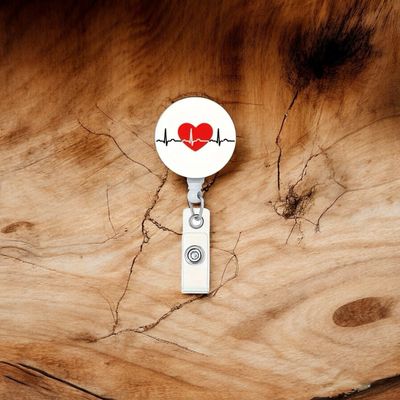 Badge houder ECG hart