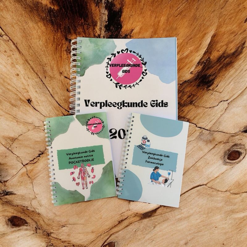 Full 3# Gids, Farmacologie &amp; Anatomie notitie pocketboekje 🔥