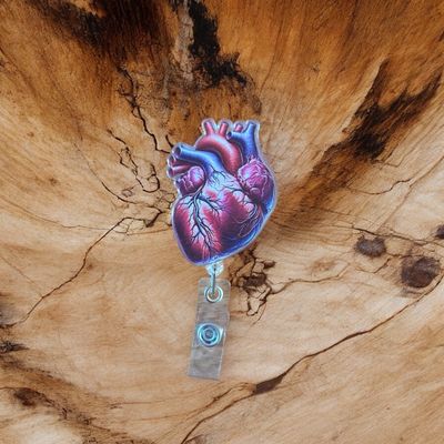 Badge houder groot hart