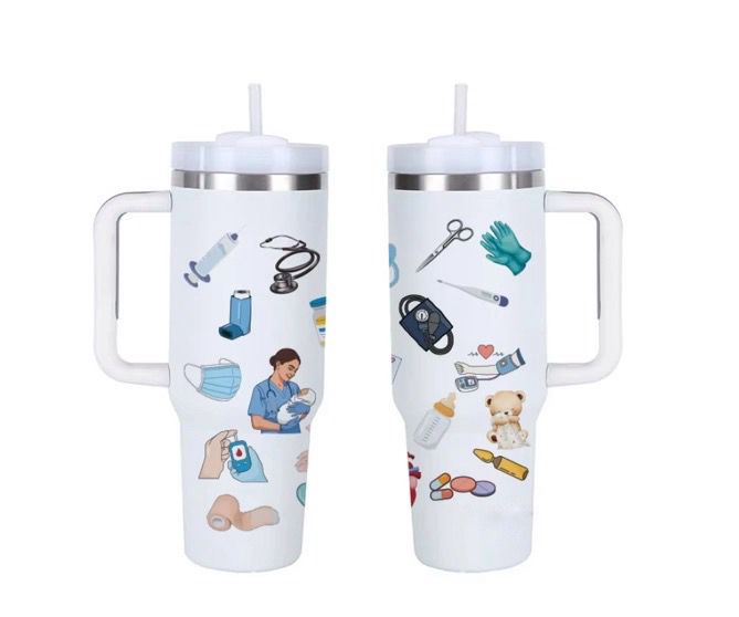 UNIEKE Drinkbeker wit