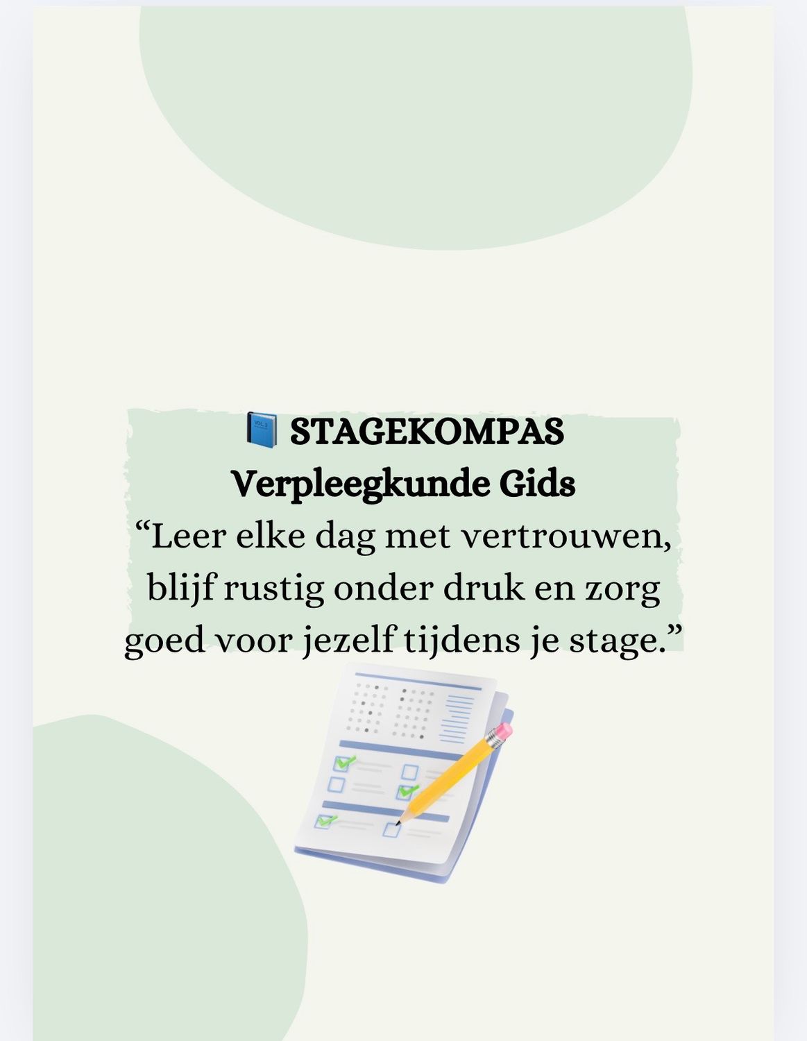 E-BOOK: Mijn stagekompas