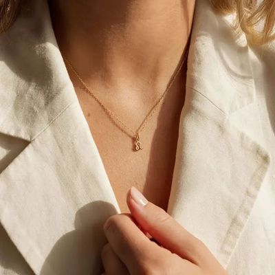 Tierkreiszeichen Anhänger vergoldet