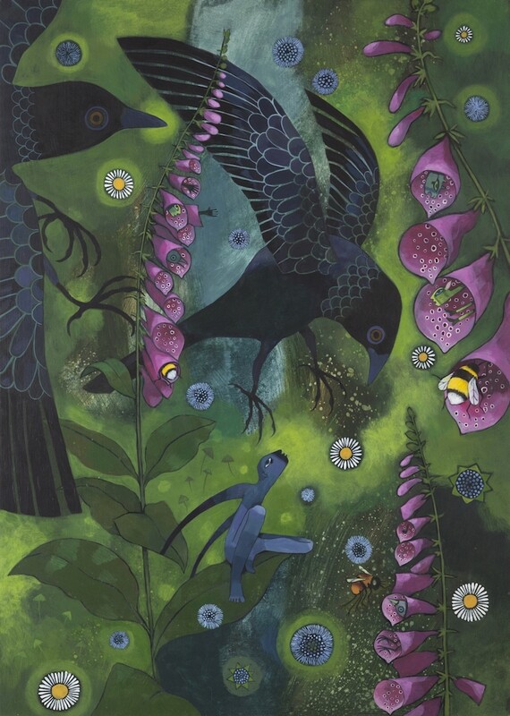 The Crows - Print from 'The Garden Awakening'