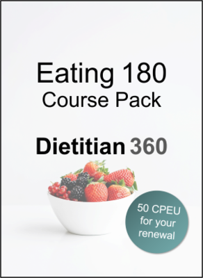 Eating 180 Course Pack | 50 CPEU