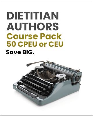 Dietitian Authors 50 Course Pack