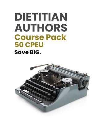 Dietitian Authors 50 Course Pack