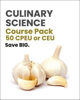Culinary Science 50 Course Pack