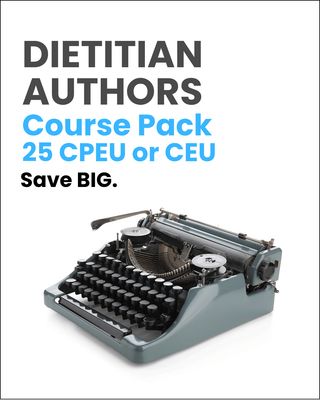 Dietitian Authors 25 Course Pack