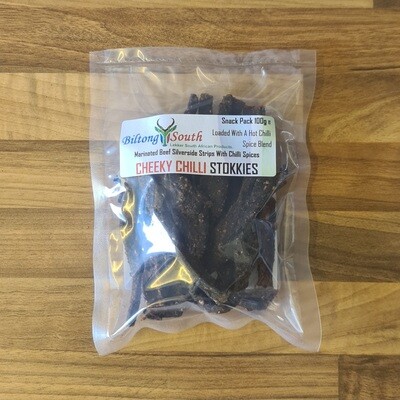 Cheeky Chilli Stokkies Snack Pack 100g e