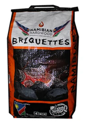 BBQ Premium Charcoal Briquettes Bag 4Kg (COLLECTION ONLY)