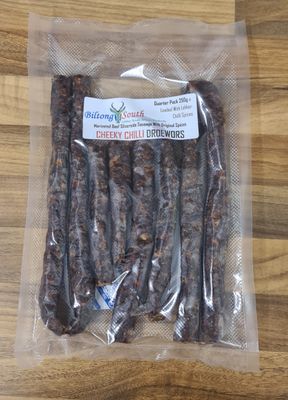 Cheeky Chilli Droewors Quarter Pack 250g e