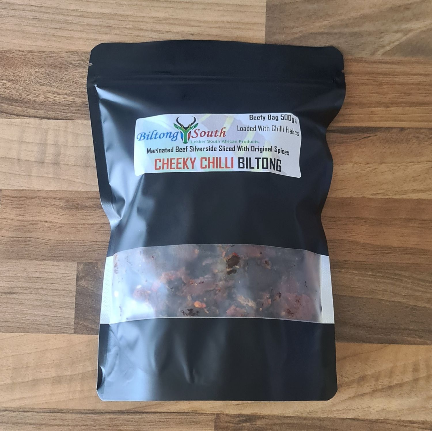 Cheeky Chilli Beefy Bundle Biltong - Droewors - Stokkies 1.5kg e