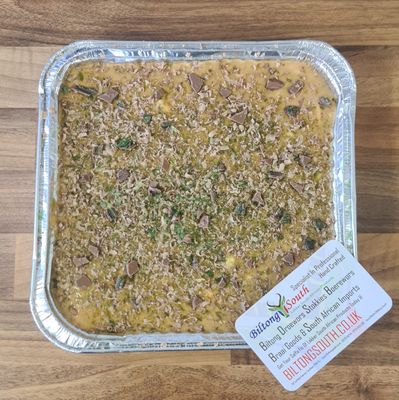 Ouma South&#39;s Peppermint Crisp Tart 8&#39;&#39; Square Dish 1kg e (COLLECTION ONLY - 24hrs Notice)