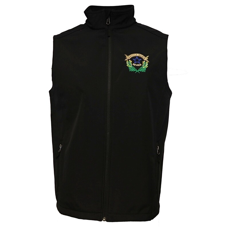 Battle Born Soft Shell Vest - Black