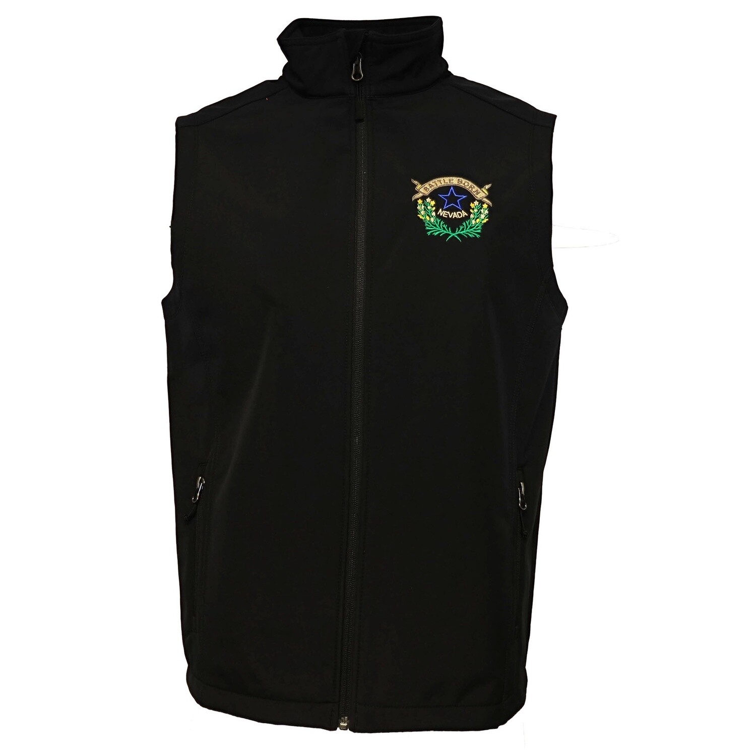 Battle Born Soft Shell Vest - Black, Size: Small