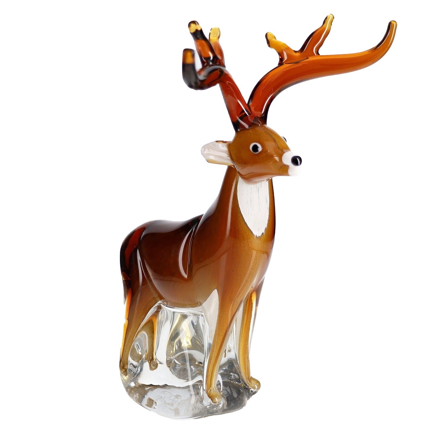 Glass Deer Statue