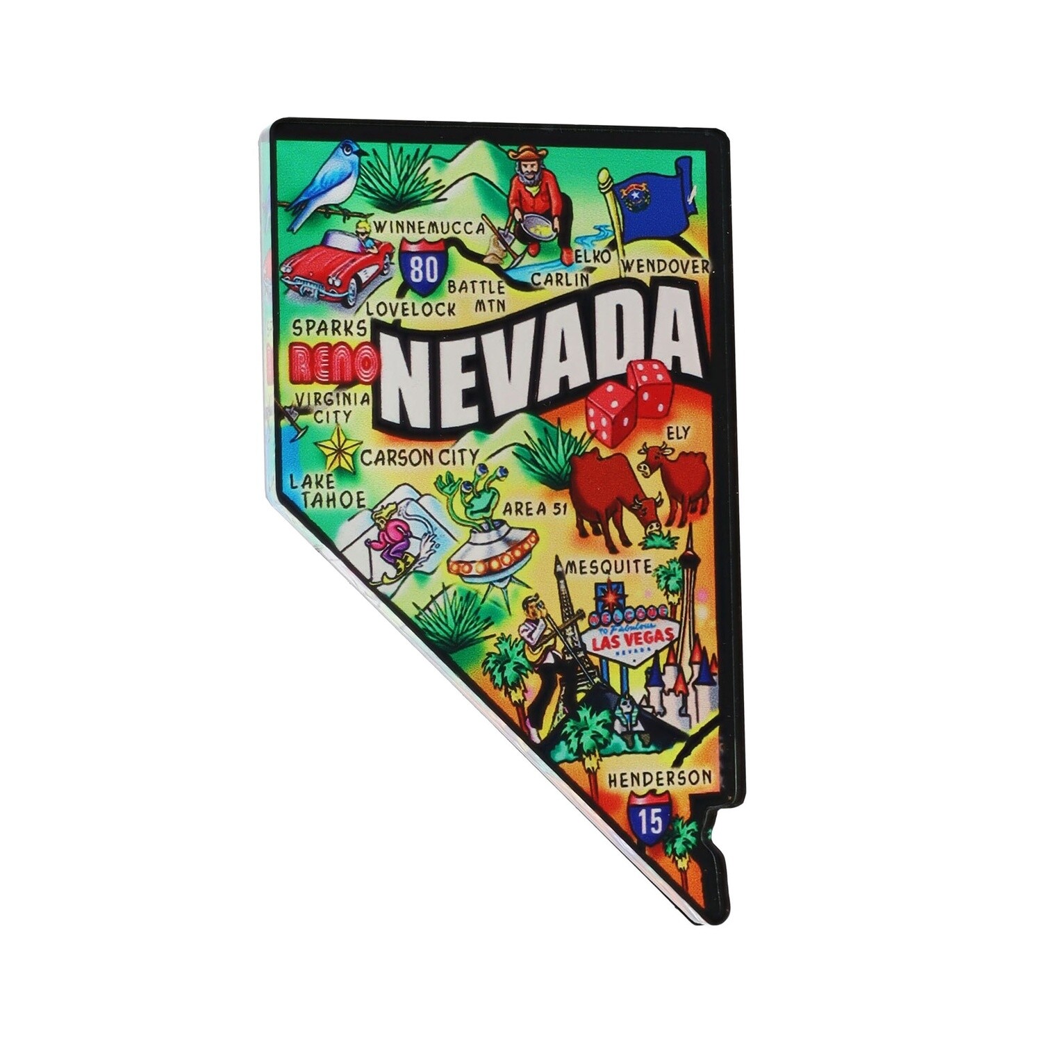 Nevada Acrylic Magnet
