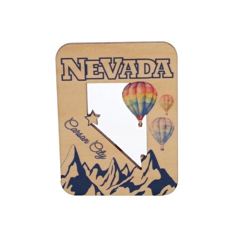 Nevada Color Wood Magnet