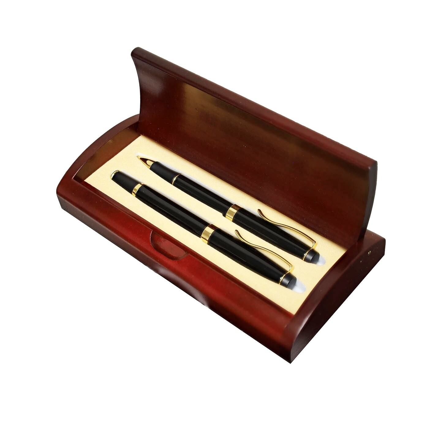 Ballpoint and Roller Ball Pen Set Rosewood