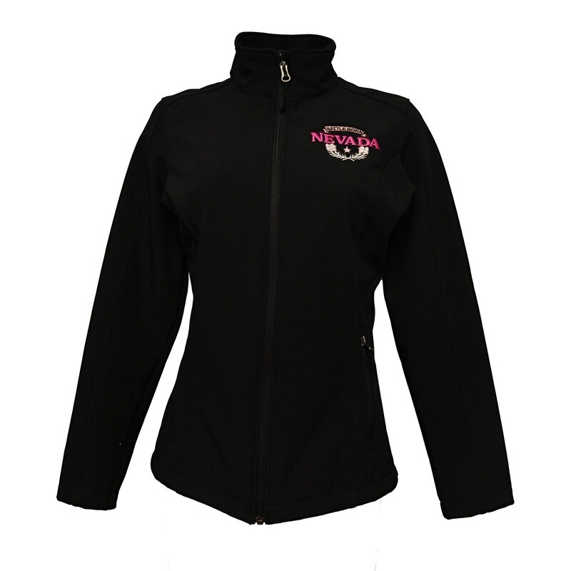 Ladies Soft Shell Battle Born Jacket w/Pink Nevada