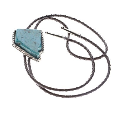 Bolo Tie Turquoise and Silver