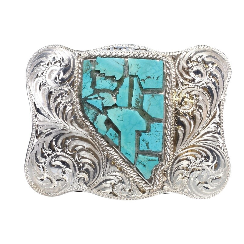 Belt Buckle Nevada 17 Counties