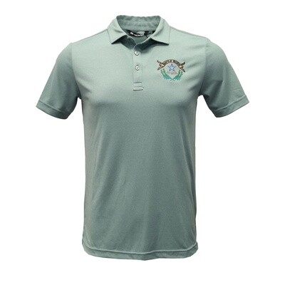 Performance Polo in Green Heather