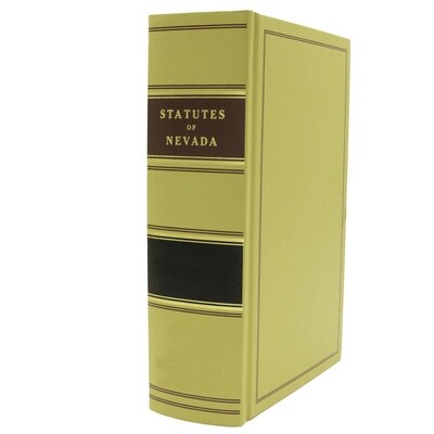 Statutes of Nevada - 1975 - 58th Session - 2 volume set