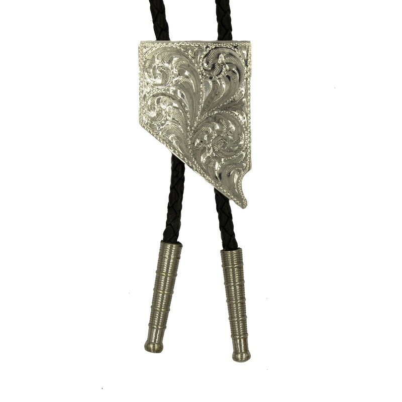 Tooled Nevada Bolo Tie