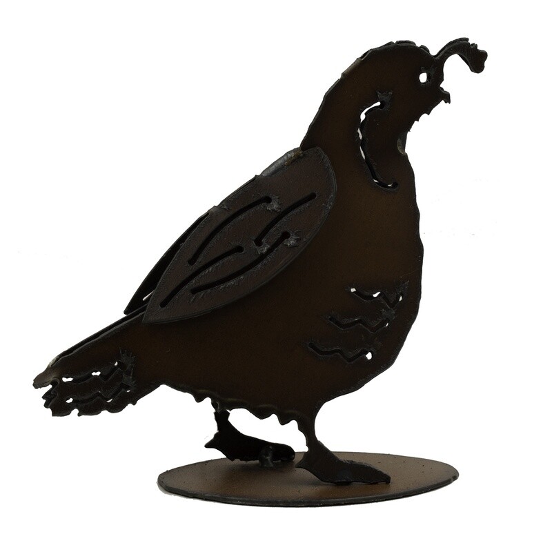 Quail Yard Art (2 sizes)