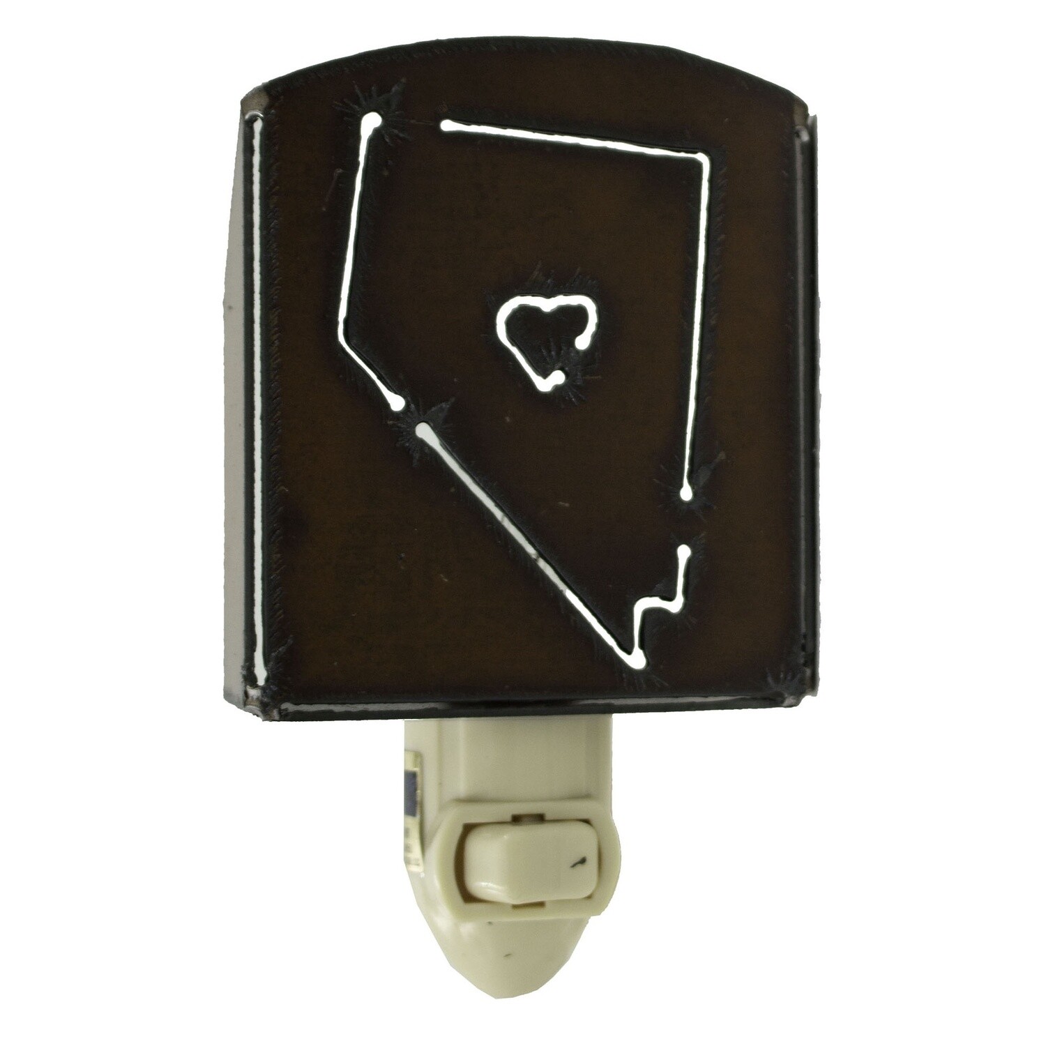 Nevada Night Light w/ Heart