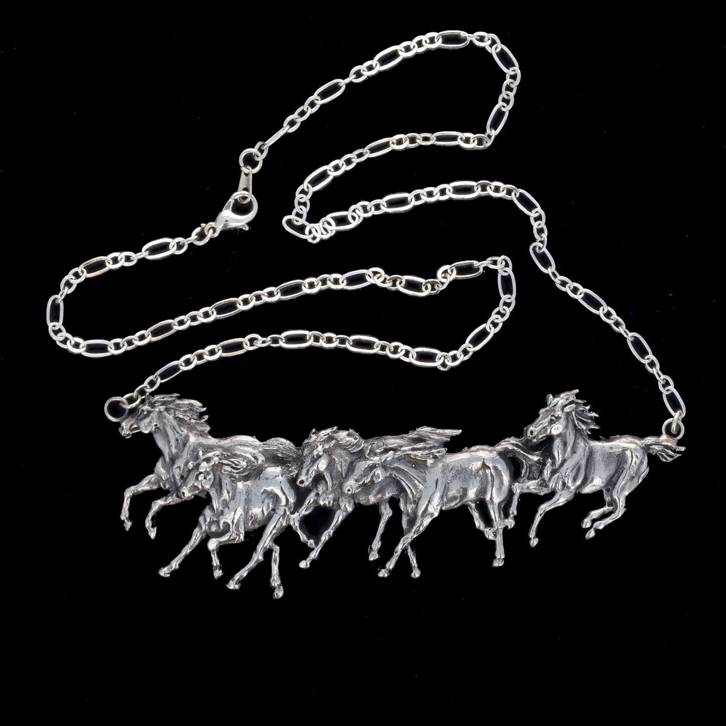 Running Horses Necklace
