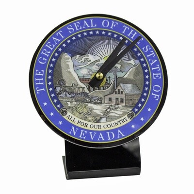Desk Clock with Nevada State Seal