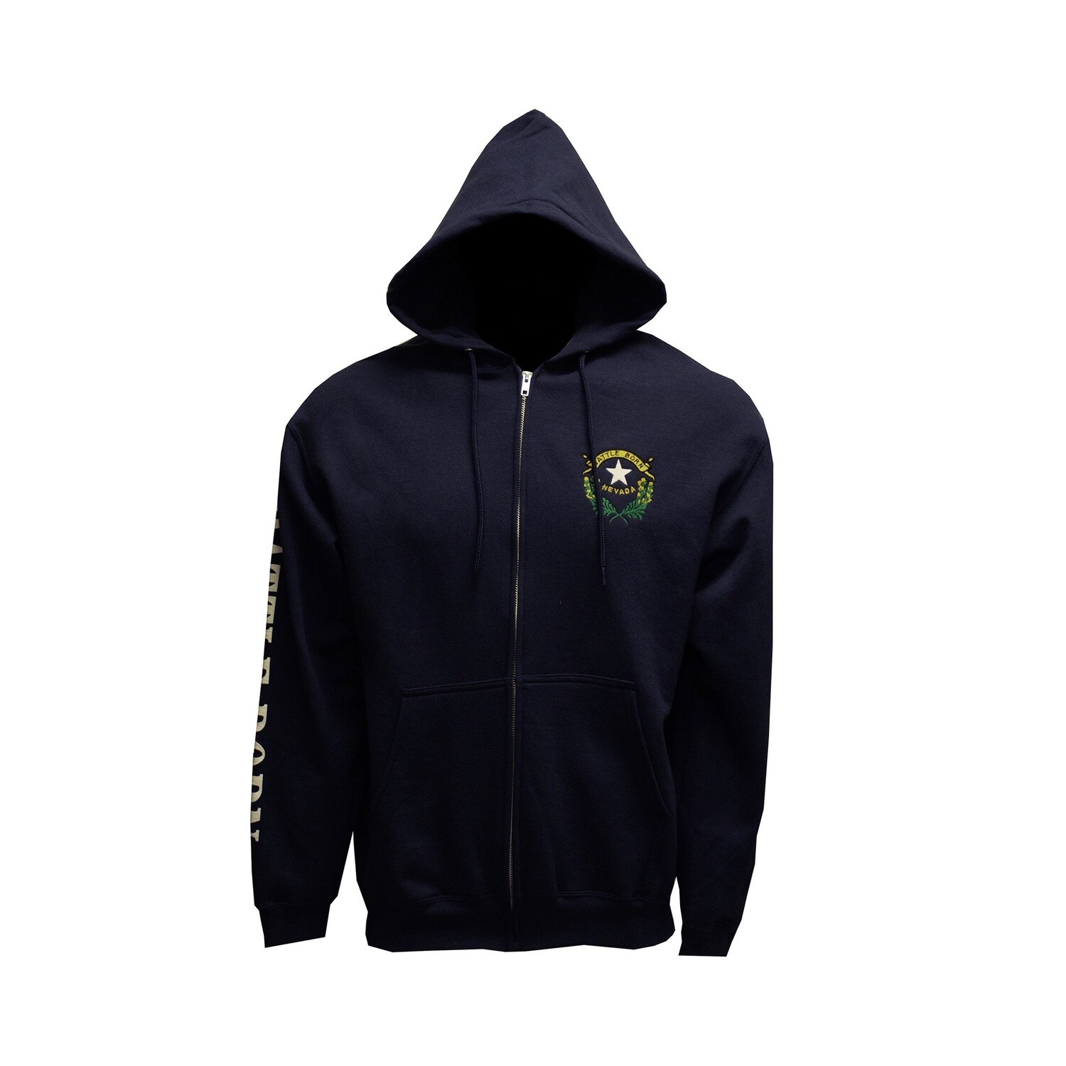 Battle Born Full-Zip Hooded Sweatshirt, Size: Small