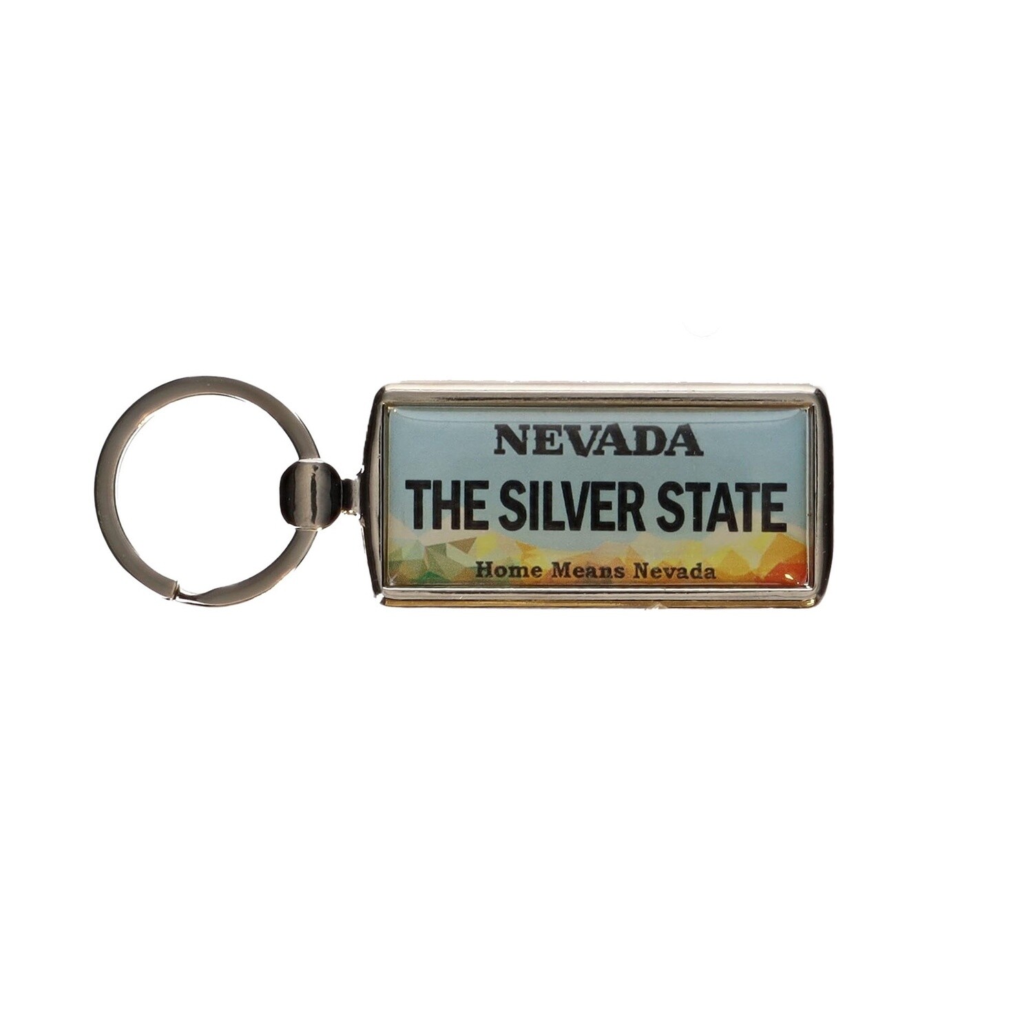 Nevada License Plate Key Ring