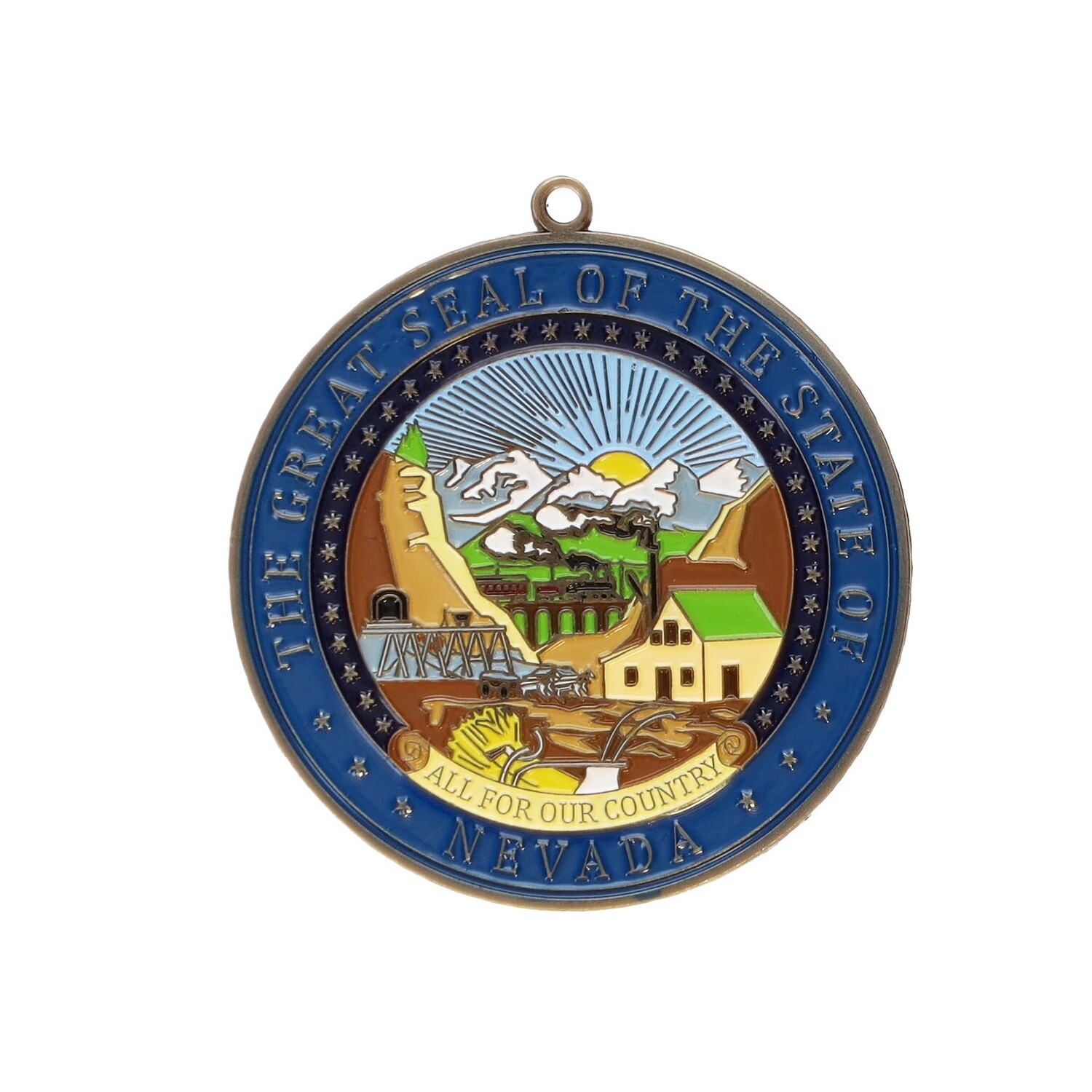 Nevada Seal Ornament, Full Color
