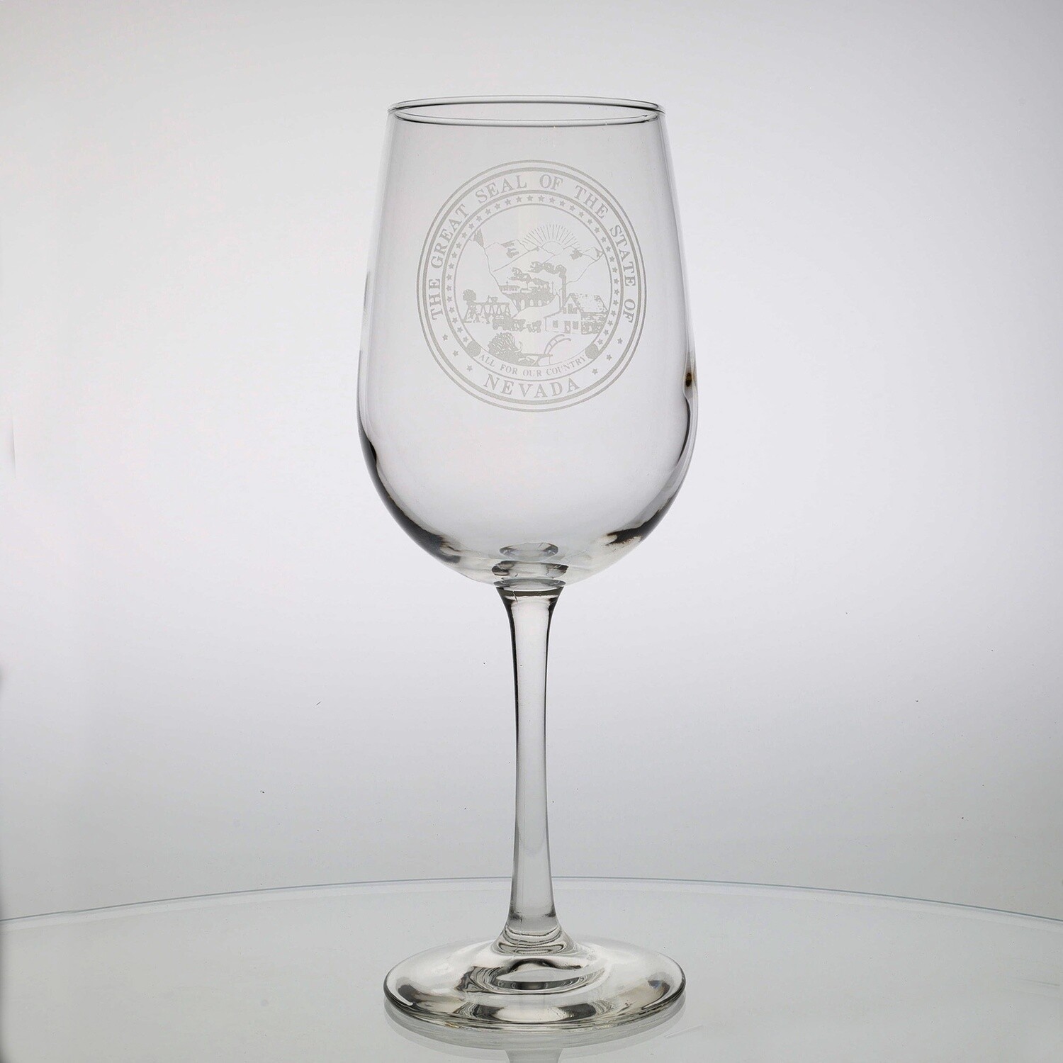 Wine Glass State Seal