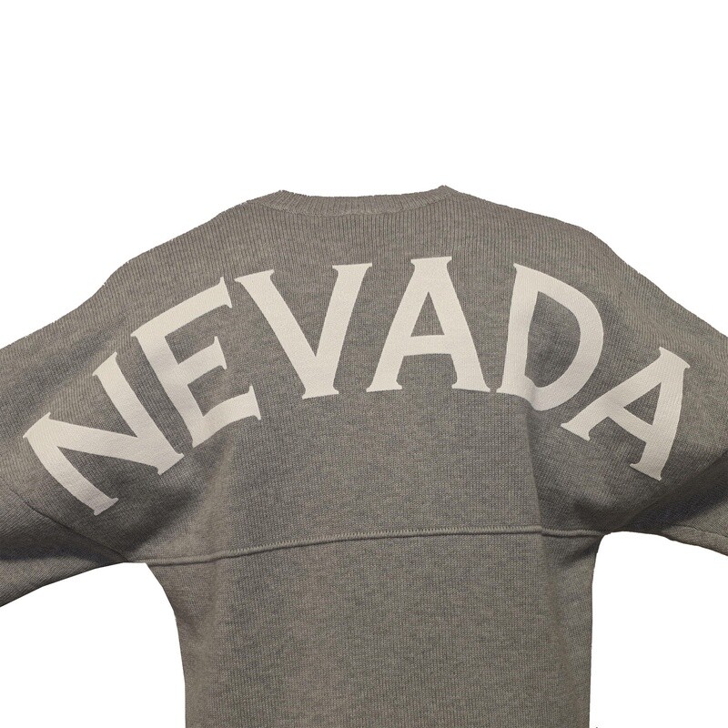 NEVADA Spirit Jersey Sweater - Gray