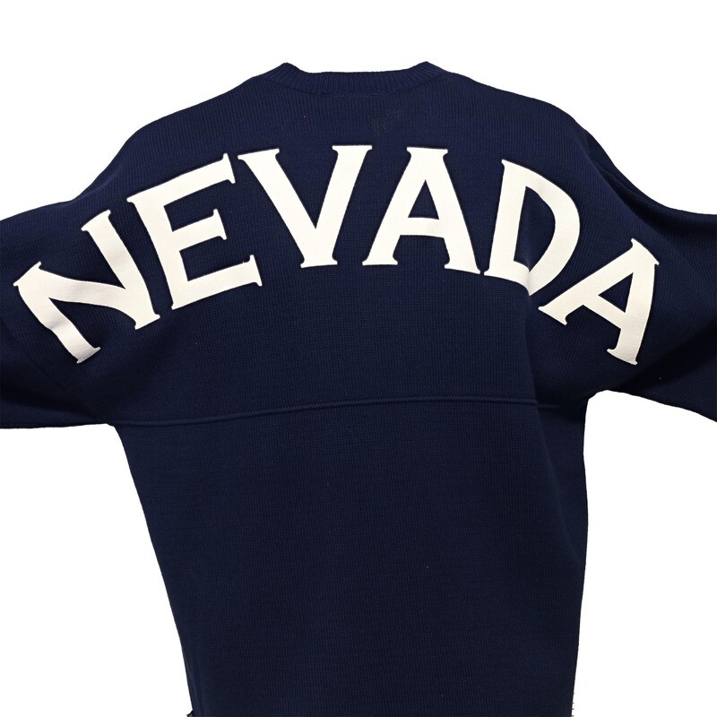 NEVADA Spirit Jersey Sweater - Navy