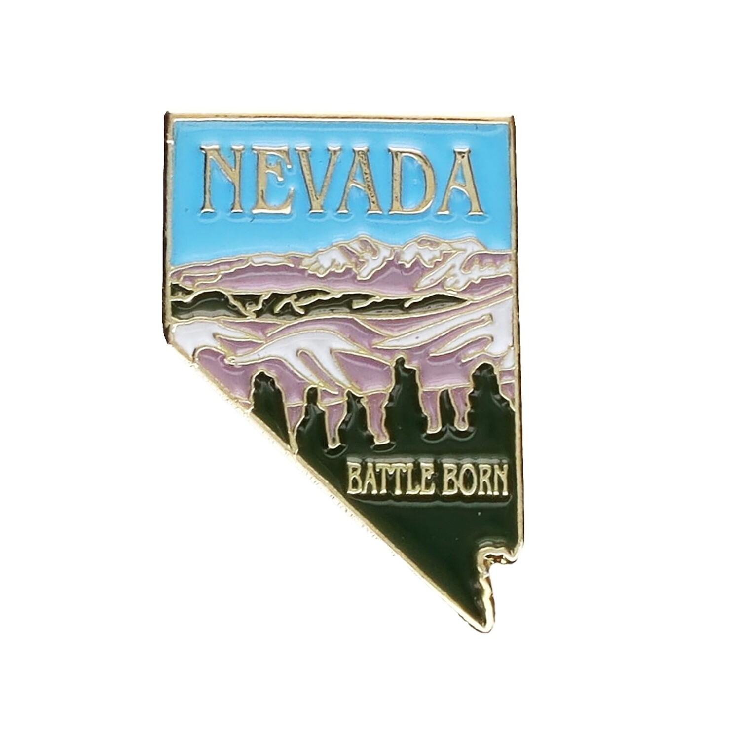 Nevada Battle Born Lapel Pin