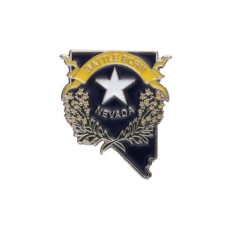 Battle Born Nevada Lapel Pin (2 Options)