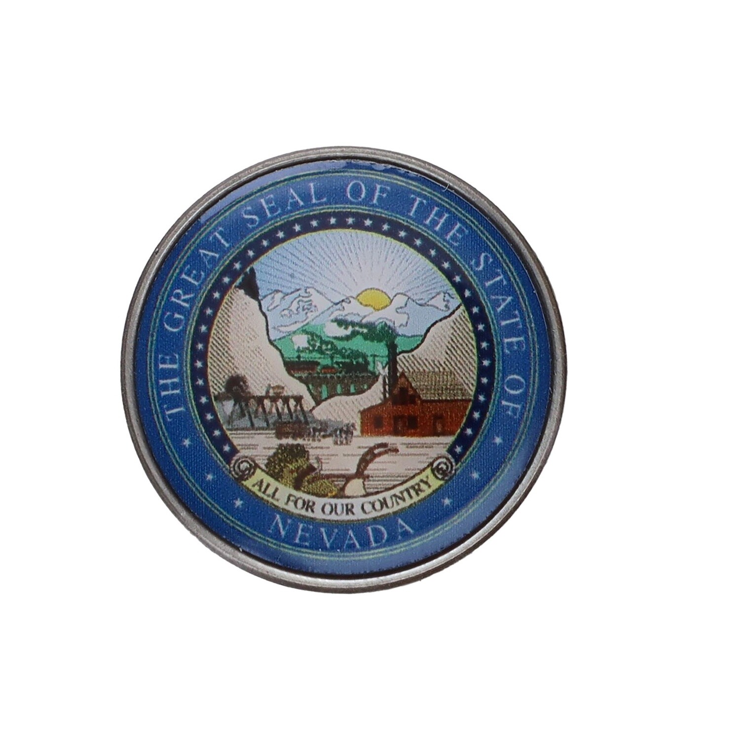 Nevada Seal Lapel Pin, Full Color