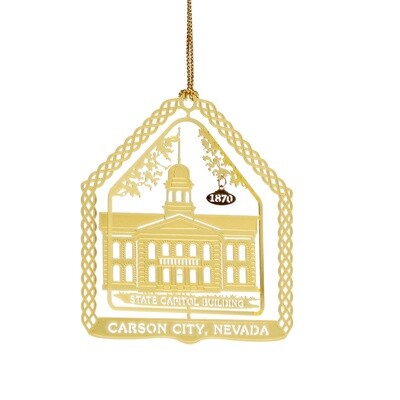 Capitol Building Ornament Brass