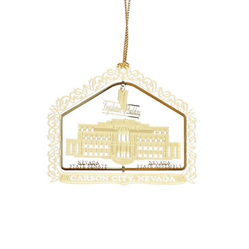 Legislative Building Brass Ornament